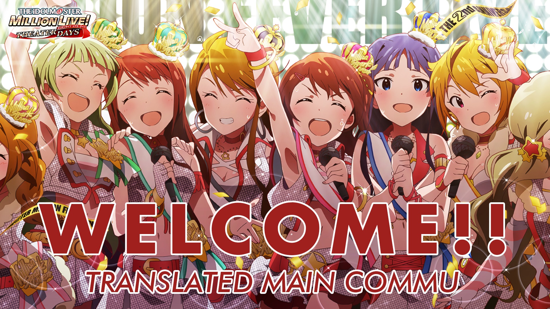 Welcome!! Translated Main Commu